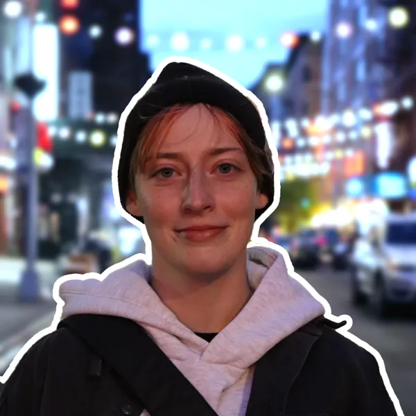 Aiden profile picture, background of Chinatown, NY